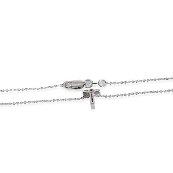 Roberto Coin Necklace in 18K White Gold 0.04 CTW - Picture 3 of 4